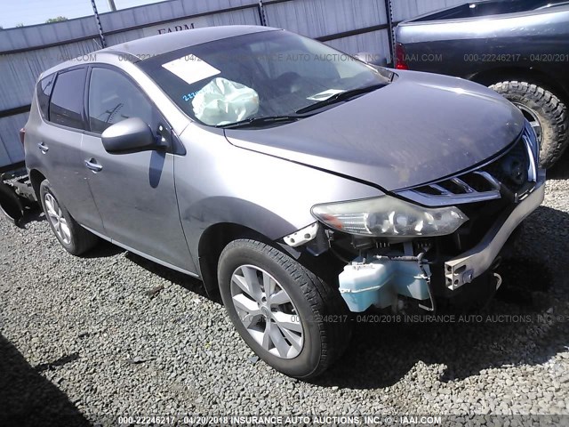 JN8AZ1MU9BW058674 - 2011 NISSAN MURANO S/SL/LE SILVER photo 1