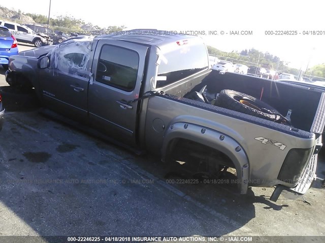 3GTP2VE77CG201003 - 2012 GMC SIERRA K1500 SLE GRAY photo 3