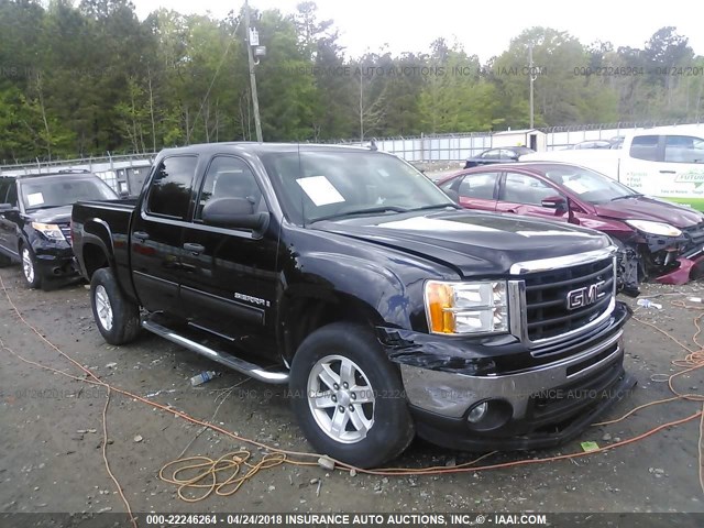 3GTEC23099G153649 - 2009 GMC SIERRA C1500 SLE BLACK photo 1