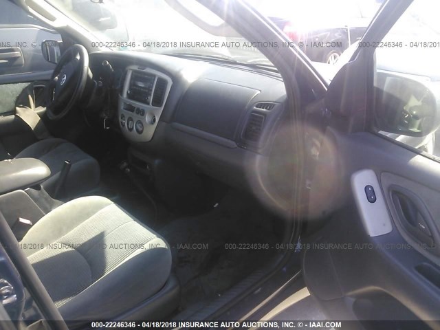 4F2YZ941X4KM23727 - 2004 MAZDA TRIBUTE LX BLUE photo 5