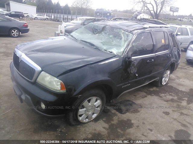 5LMEU68H53ZJ48421 - 2003 LINCOLN AVIATOR 黑色 照片 2