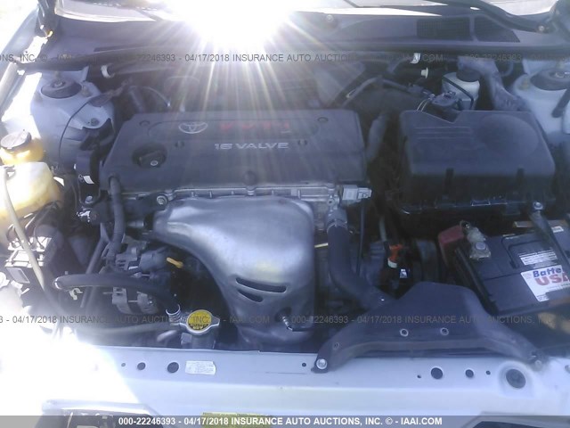 4T1BE32K25U632164 - 2005 TOYOTA CAMRY LE/XLE/SE Light Blue photo 10