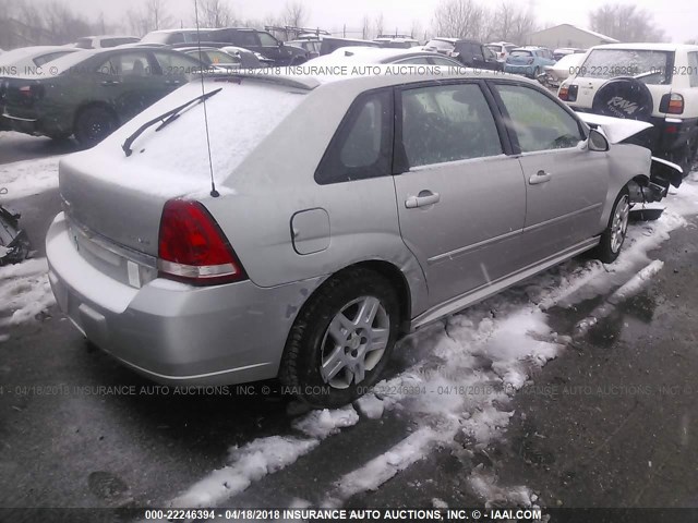 1G1ZT63896F112040 - 2006 CHEVROLET MALIBU MAXX LT SILVER photo 4