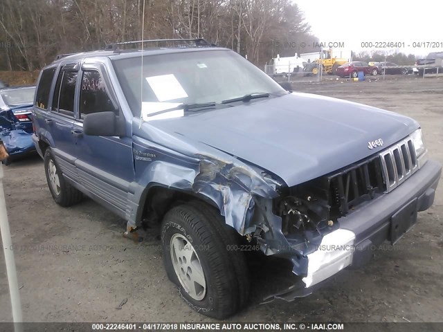 1J4GZ58S9SC630215 - 1995 JEEP GRAND CHEROKEE LAREDO Light Blue photo 1