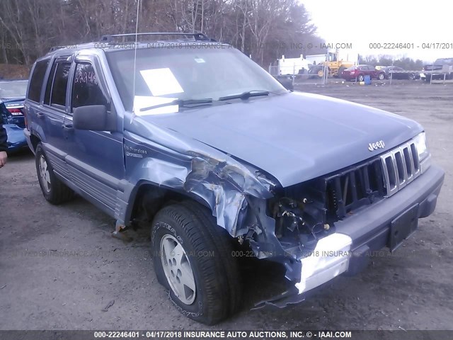 1J4GZ58S9SC630215 - 1995 JEEP GRAND CHEROKEE LAREDO Light Blue photo 6