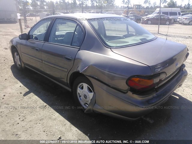 1G1NE52J616248951 - 2001 CHEVROLET MALIBU LS BROWN photo 3