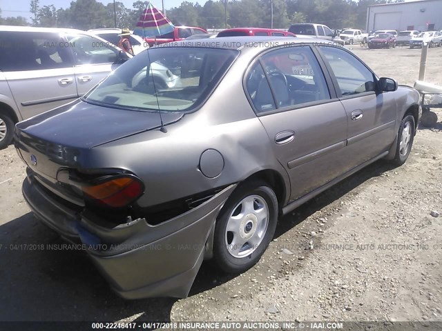 1G1NE52J616248951 - 2001 CHEVROLET MALIBU LS BROWN photo 4