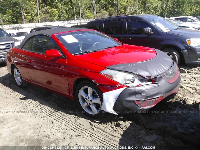 4T1FA38P67U132463 - 2007 TOYOTA CAMRY SOLARA SE/SLE RED photo 1