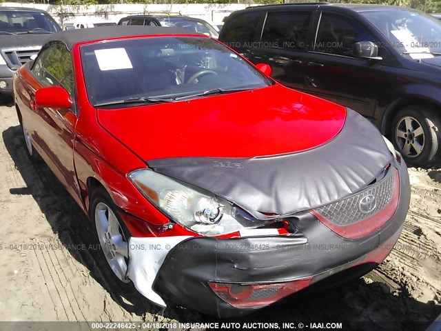 4T1FA38P67U132463 - 2007 TOYOTA CAMRY SOLARA SE/SLE წითელი ფოტო 6