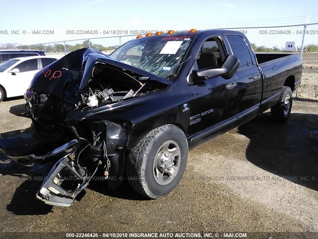 3D7KR28C16G277131 - 2006 DODGE RAM 2500 ST/SLT 黑色 照片 2