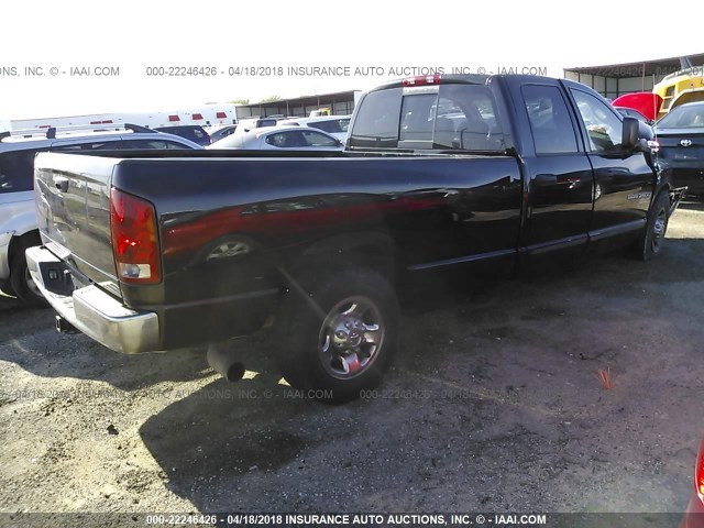 3D7KR28C16G277131 - 2006 DODGE RAM 2500 ST/SLT 黑色 照片 4
