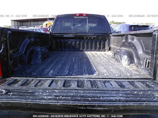 3D7KR28C16G277131 - 2006 DODGE RAM 2500 ST/SLT BLACK photo 8