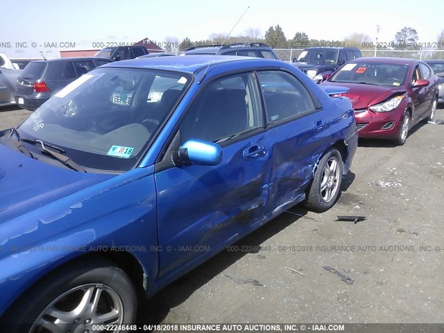 JF1GD29662G508009 - 2002 SUBARU IMPREZA WRX BLUE photo 6