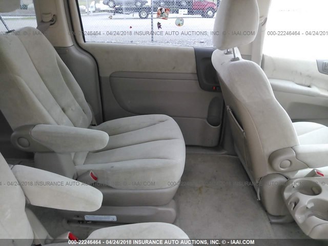 KNDMB233366053245 - 2006 KIA SEDONA EX/LX GRAY photo 8