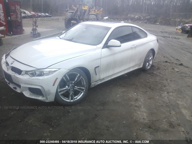 WBA3N9C56FK247110 - 2015 BMW 428 XI WHITE photo 2