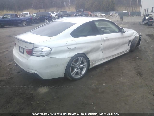 WBA3N9C56FK247110 - 2015 BMW 428 XI WHITE photo 4