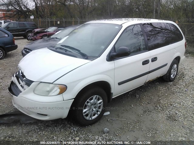 1D4GP24RX7B164548 - 2007 DODGE GRAND CARAVAN SE WHITE photo 2