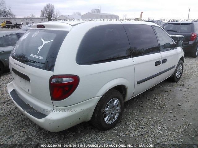 1D4GP24RX7B164548 - 2007 DODGE GRAND CARAVAN SE WHITE photo 4