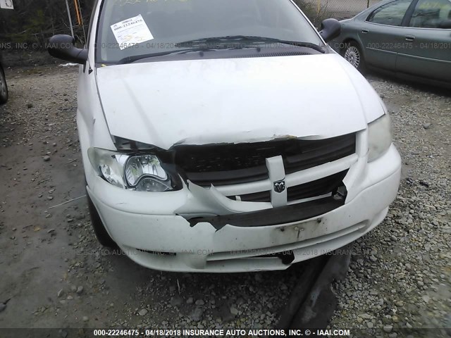 1D4GP24RX7B164548 - 2007 DODGE GRAND CARAVAN SE WHITE photo 6