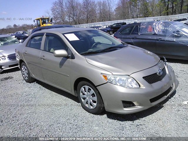 2T1BU4EE4AC258599 - 2010 TOYOTA COROLLA S/LE/XLE TAN photo 1