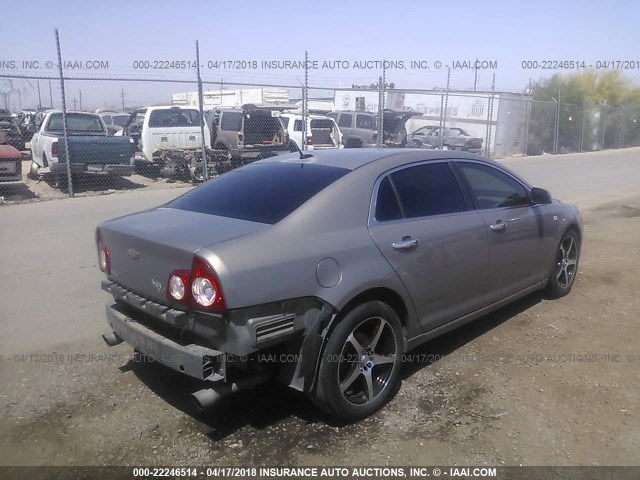 1G1ZK57728F235146 - 2008 CHEVROLET MALIBU LTZ 灰色 照片 4