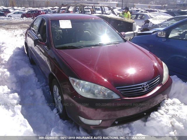 4T1BF30K75U105012 - 2005 TOYOTA CAMRY LE/XLE/SE Qırmızı foto 1