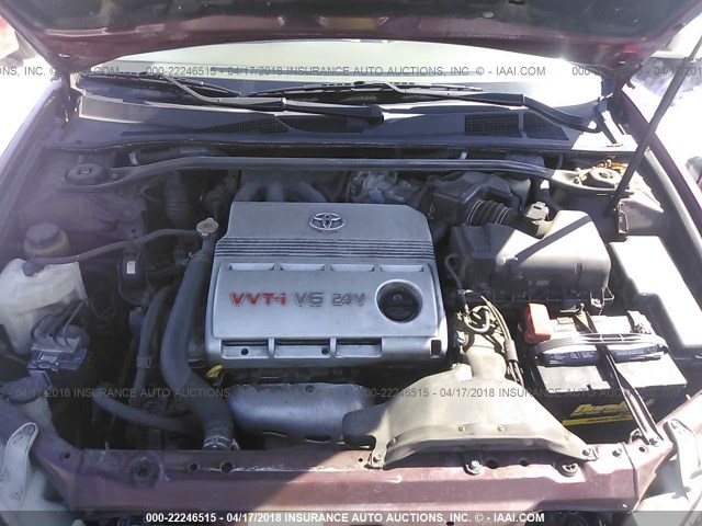 4T1BF30K75U105012 - 2005 TOYOTA CAMRY LE/XLE/SE Qırmızı foto 10