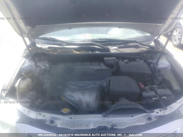 4T1BF3EK8BU632416 - 2011 TOYOTA CAMRY SE/LE/XLE GRAY photo 10