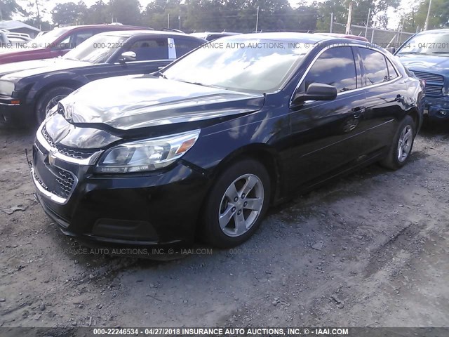 1G11B5SL0EF178474 - 2014 CHEVROLET MALIBU LS 黑色 照片 2