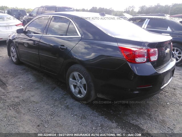 1G11B5SL0EF178474 - 2014 CHEVROLET MALIBU LS 黑色 照片 3