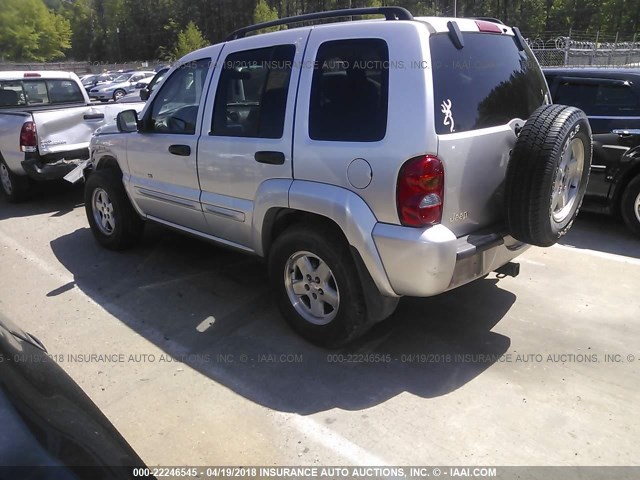 1J4GK58K53W531752 - 2003 JEEP LIBERTY LIMITED SILVER photo 3