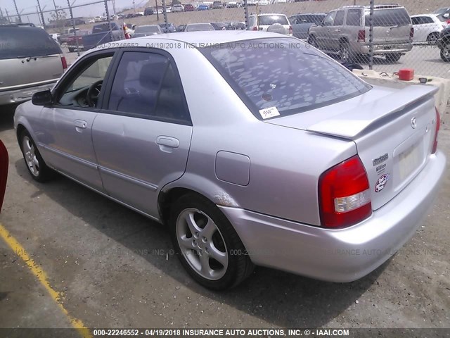 JM1BJ226X10449741 - 2001 MAZDA PROTEGE LX/ES ვერცხლისფერი ფოტო 3