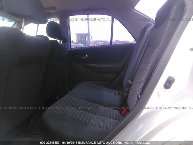 JM1BJ226X10449741 - 2001 MAZDA PROTEGE LX/ES ვერცხლისფერი ფოტო 8