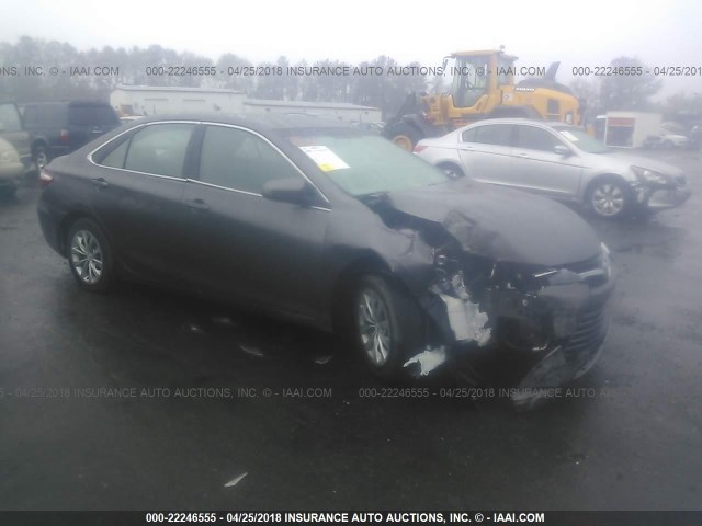 4T1BF1FK9FU018855 - 2015 TOYOTA CAMRY LE/XLE/SE/XSE GRAY photo 1