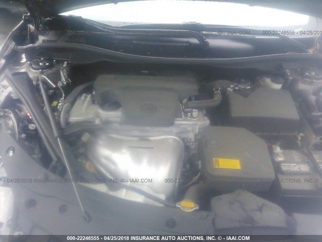 4T1BF1FK9FU018855 - 2015 TOYOTA CAMRY LE/XLE/SE/XSE GRAY photo 10
