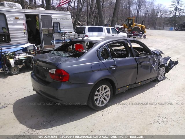 WBAVC73567KP36787 - 2007 BMW 328 XI SULEV GRAY photo 4