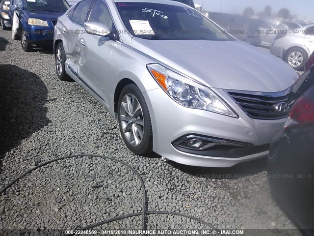 KMHFG4JG2FA463202 - 2015 HYUNDAI AZERA SILVER photo 1