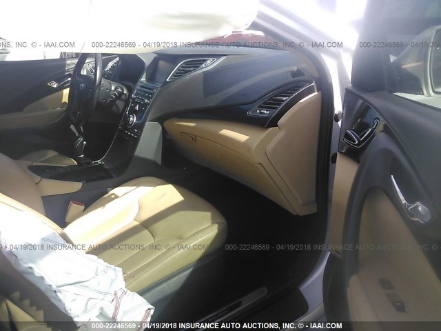 KMHFG4JG2FA463202 - 2015 HYUNDAI AZERA SILVER photo 5