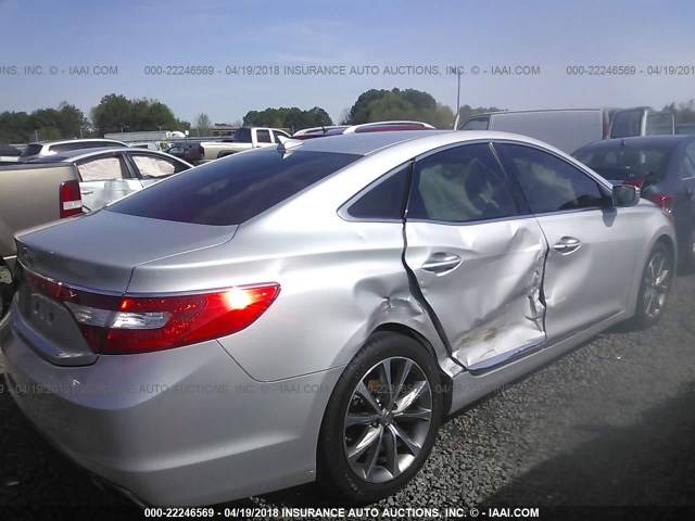 KMHFG4JG2FA463202 - 2015 HYUNDAI AZERA SILVER photo 6