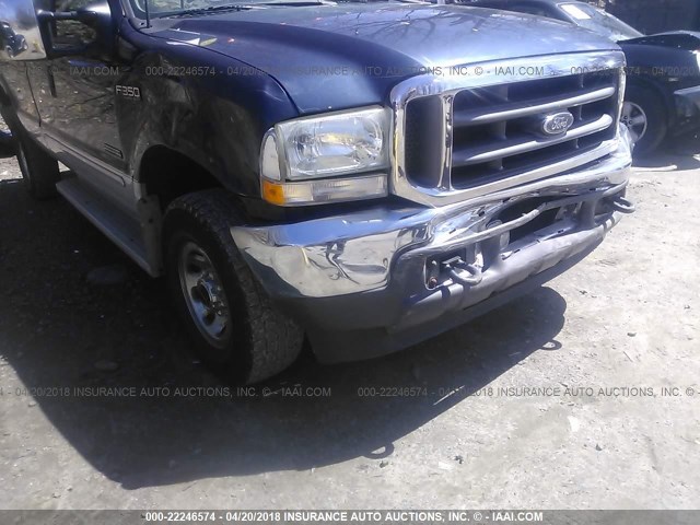 1FTSX31P63EC05265 - 2003 FORD F350 SRW SUPER DUTY Navy photo 6