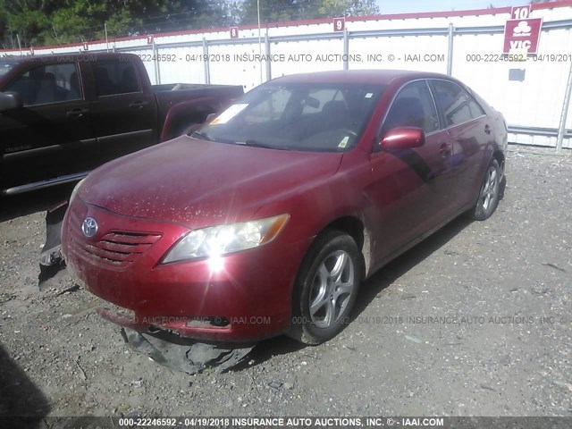 JTNBE46K673059830 - 2007 TOYOTA CAMRY NEW GENERAT CE/LE/XLE/SE RED photo 2
