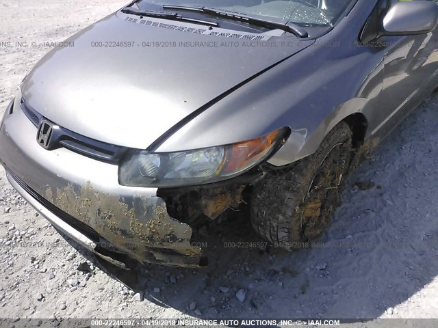 2HGFG12928H571912 - 2008 HONDA CIVIC EXL GOLD photo 6