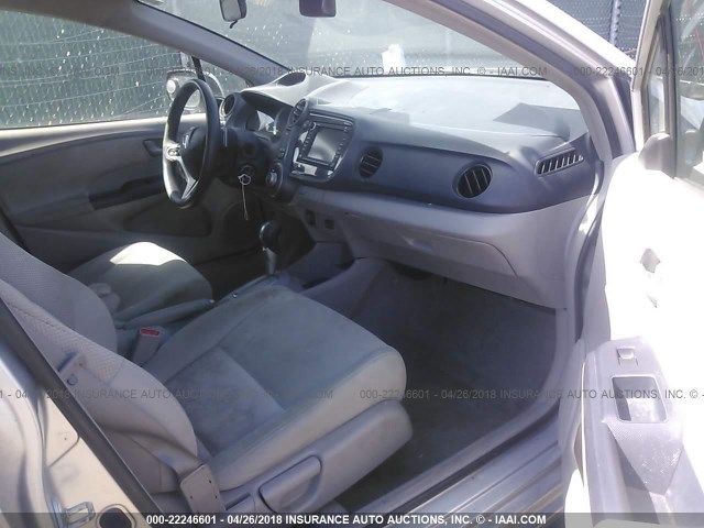 JHMZE2H79AS005322 - 2010 HONDA INSIGHT EX SILVER photo 5