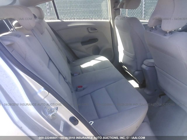 JHMZE2H79AS005322 - 2010 HONDA INSIGHT EX SILVER photo 8