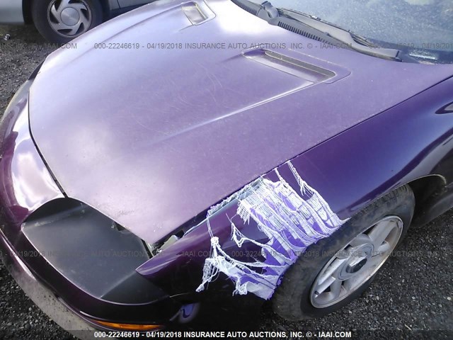 2G1FP22KXT2110226 - 1996 CHEVROLET CAMARO RS PURPLE photo 6