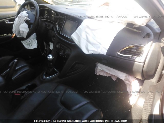 1C3CDFEB4ED826837 - 2014 DODGE DART GT BLACK photo 5