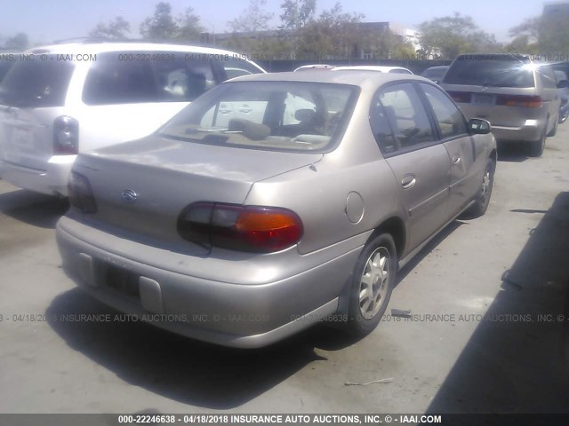 1G1NE52MXW6168523 - 1998 CHEVROLET MALIBU LS GOLD photo 4