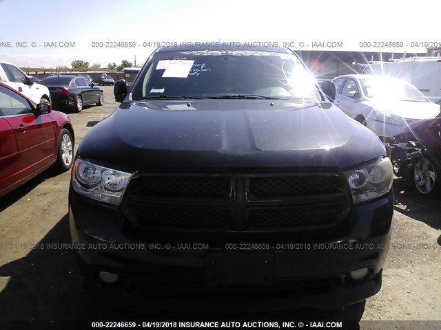 1D4RD3GG1BC687333 - 2011 DODGE DURANGO HEAT BLACK photo 6