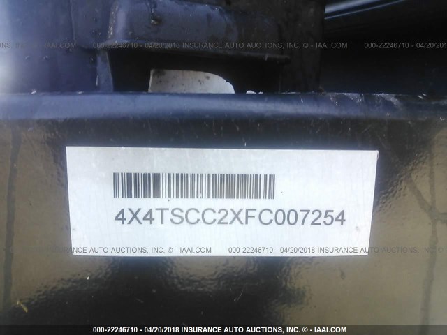 4X4TSCC2XFC007254 - 2015 FOREST RIVER SANDSTORM  白色 照片 9