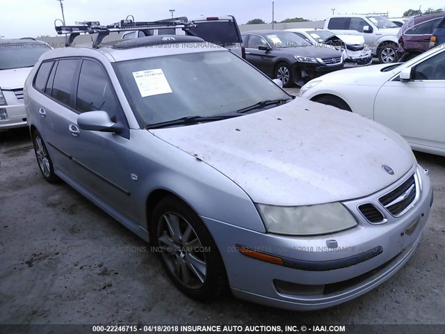 YS3FD59Y471132082 - 2007 SAAB 9-3 2.0T SILVER photo 1